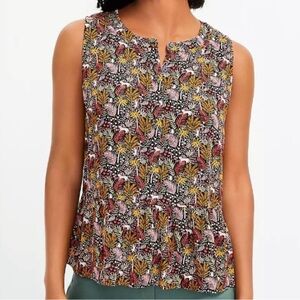 NWT LOFT Paradise Henley Peplum